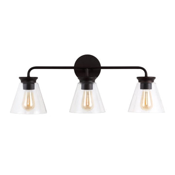 Kondo Modern Farmhouse Iron LED Vanity - JONATHAN Y